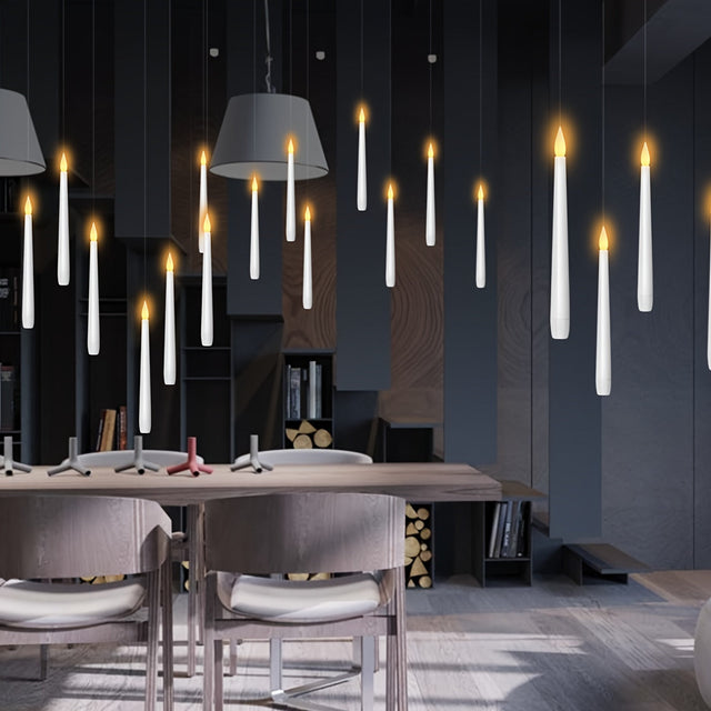 LED Ljus Hängande Flämtande Utan Flamma Set Carvallo