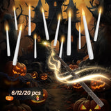 LED Ljus Hängande Flämtande Utan Flamma Set Carvallo