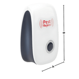PestGuard – Kompakt ultraljudsskadedjursbekämpare med modern design för hemmabruk Carvallo