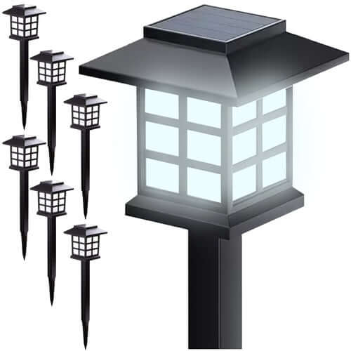 Solcellsdriven trädgårdslampa Alex 6st-Hemnix.se-Hemnix