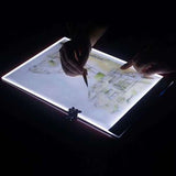 Ritbord med LED – A4, USB & 3 Ljuslägen