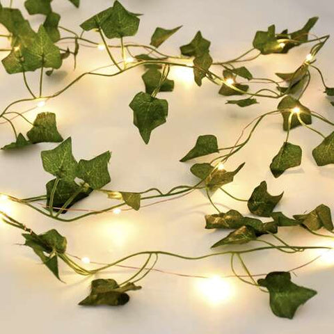 Dekorativ Murgröna med LED – 25 m