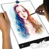 Ritbord med LED – A4, USB & 3 Ljuslägen
