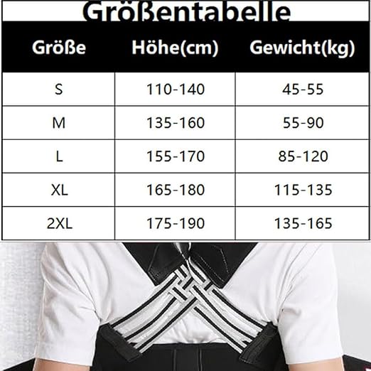 Hållningstödsbälte för bättre ryggradsjustering Carvallo
