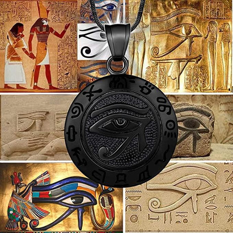 Antik Egypten Horus öga hängande-Jewelry-Bellasverige-Svart-Hemnix