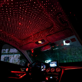 Royallure Bil Tak Stjärnig LED Interiör Ljus – USB Flexibel Ambient Belysning för Fester & Resor Carvallo