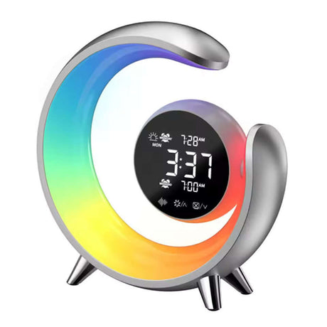 Royallure RGB Nattlampa Väckarklocka – Multifunktionell, Touchkontroll, Sömnläge Carvallo
