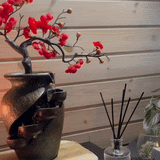 Zen Blossom Water Vase - Lugn Bonsai Dekoration med Fontän Carvallo