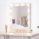 RoyaleGlow LED Makeup Mirror Lights – Dimbar & Justerbar 3-Färgers Sminkbelysning Carvallo