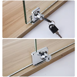 Royaleva Enkel Glas Lås Möbelfäste Säkerhetslås Carvallo