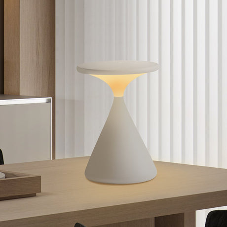 Uppladdningsbar LED-bordslampa | 100h driftstid | Varm vitt ljus | Minimalistisk & Touch-dimbar Carvallo