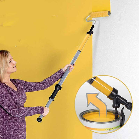 EasyRoll Färgroller med teleskophandtag - Enkelt och effektivt målning Carvallo