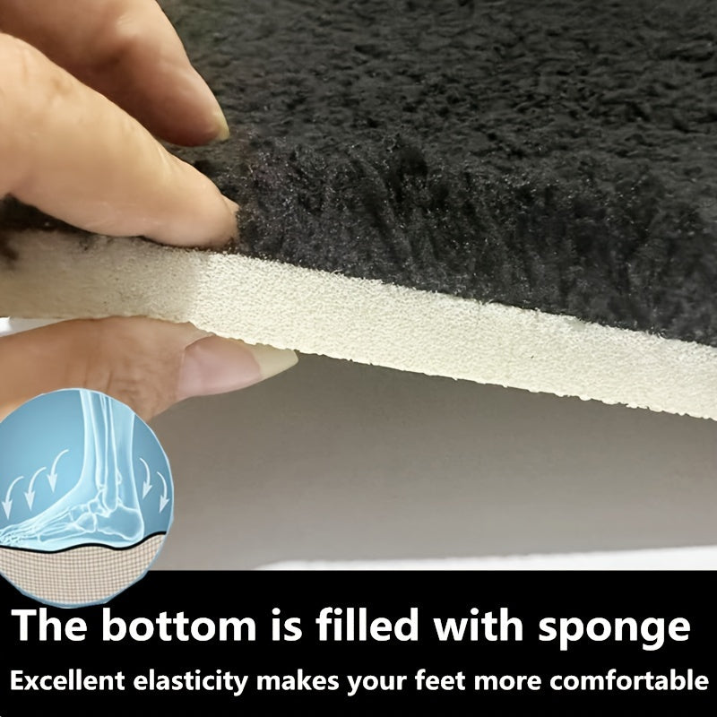 Premium Super Soft Badmatta - Absorberande, Halkfri och Bekväm för Badrummet Carvallo