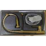 FlowNova - Multifunktionell diskbänksblandare (Borstad stål) Carvallo