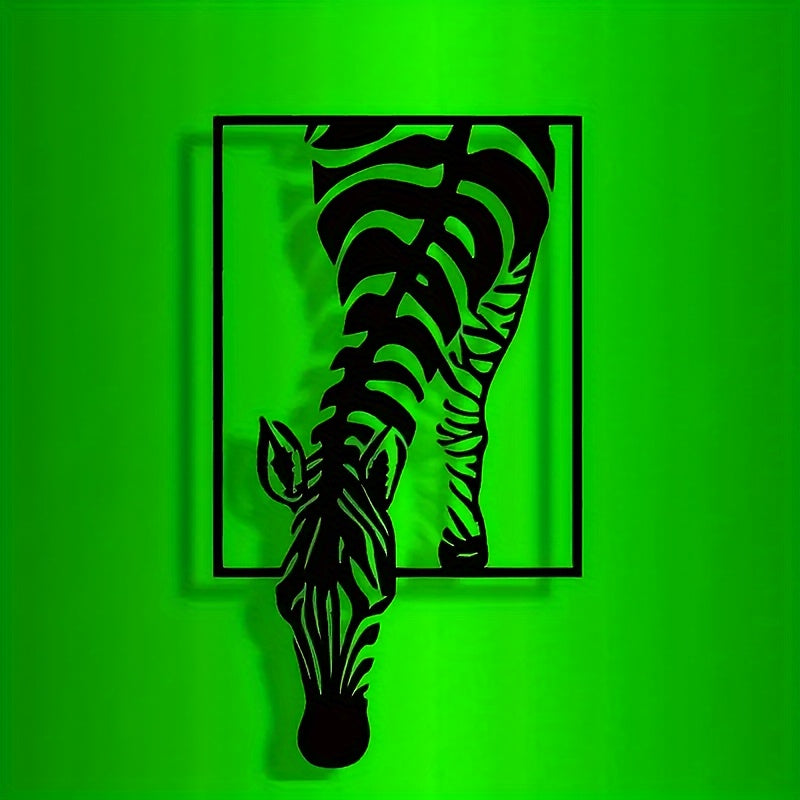 Zebra Silhouette Väggdekoration - Stilfull Elegans för Ditt Utrymme Carvallo