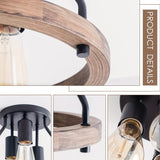 NatureLight Tre-Arm Lampe - För Atmosfärisk Belysning och Karaktär Carvallo