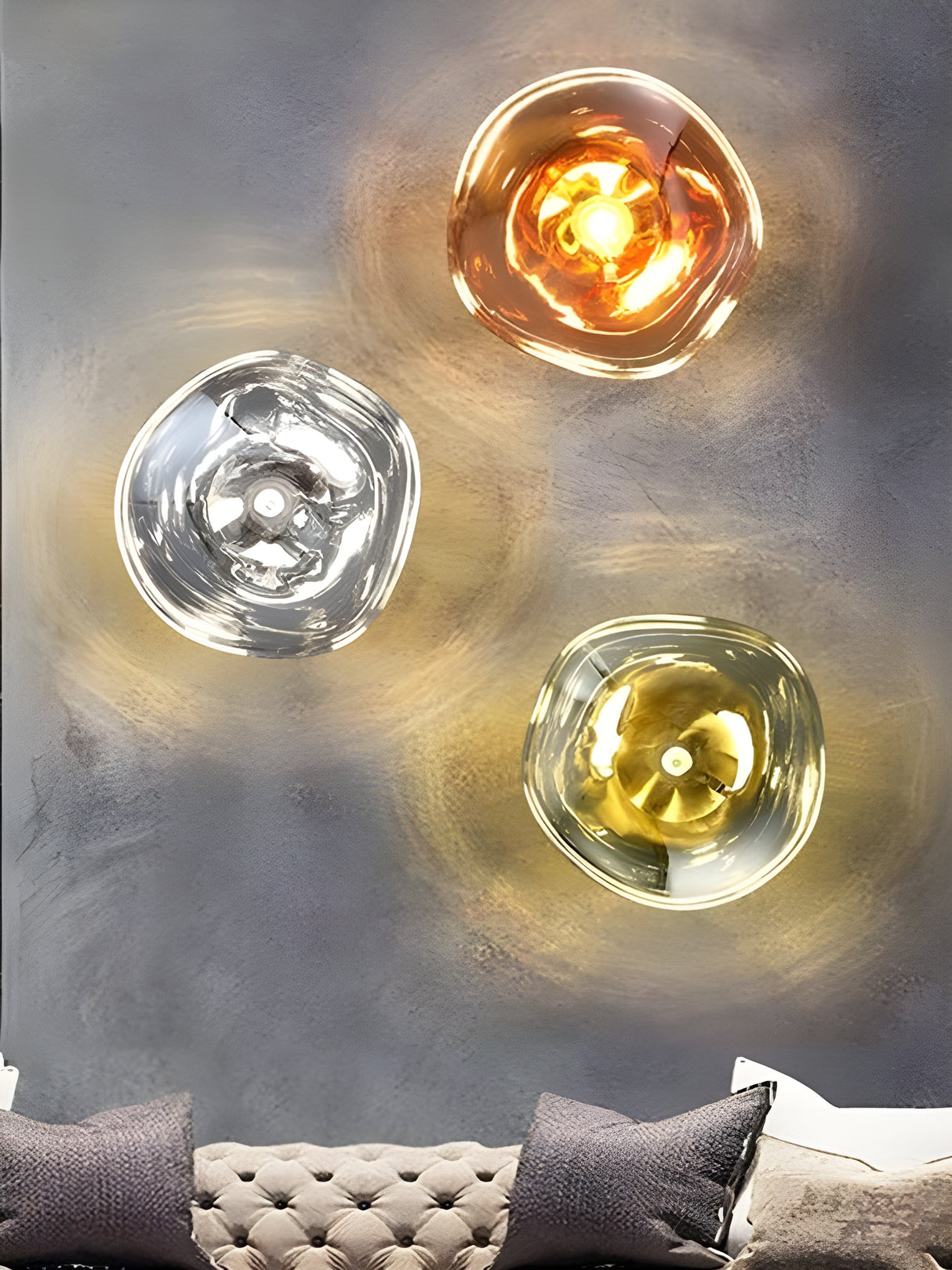 Lava-vägglampa – Dekorativ stämningsbelysning med färgbyte Carvallo