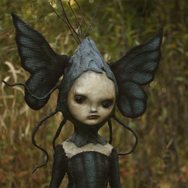 Gotiska häxstatyer – Spöklik Halloween-skulpturkonst för hemsökt och mörk heminredning MILA Sverige