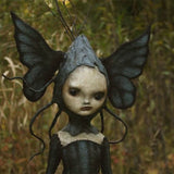 Gotiska häxstatyer – Spöklik Halloween-skulpturkonst för hemsökt och mörk heminredning MILA Sverige