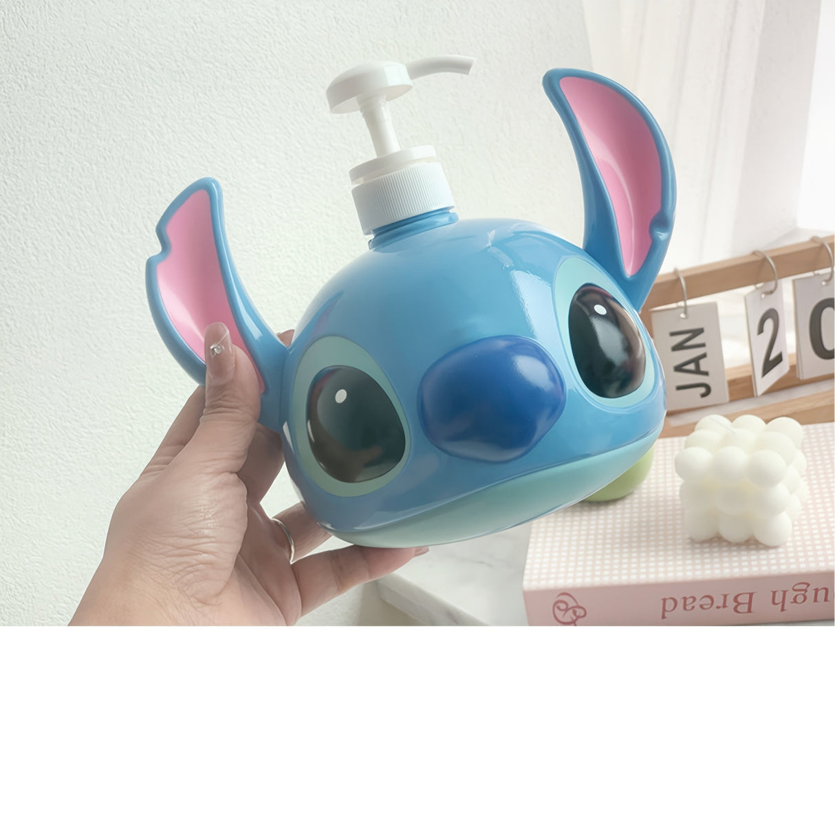 Disney Stitch PVC Schampo Dispenser – Perfekt för Badrum och Kök Carvallo