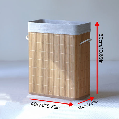 Bambu Vävd Förvaringskorg - Hållbar och Praktisk för Varje Rum Carvallo