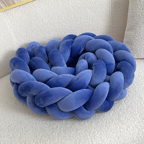 Handgjord Knapp Vloerkudde - Geometrisk Mönster, Tvättbar, 78-tum, Helårs Dekorativ Kuddfyllning med Polyester Carvallo