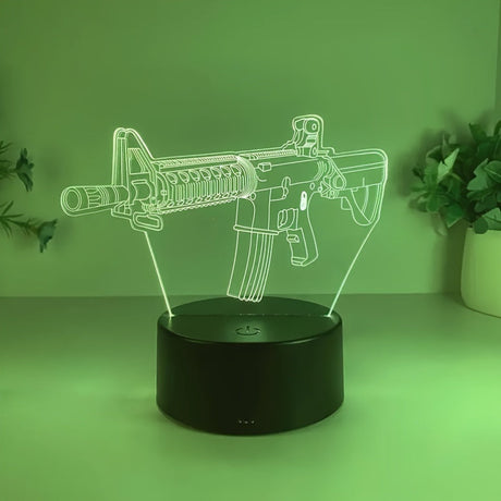 GeoLicht - 3D Geometrisk LED Skrivbordslampa med Touch-kontroll Carvallo