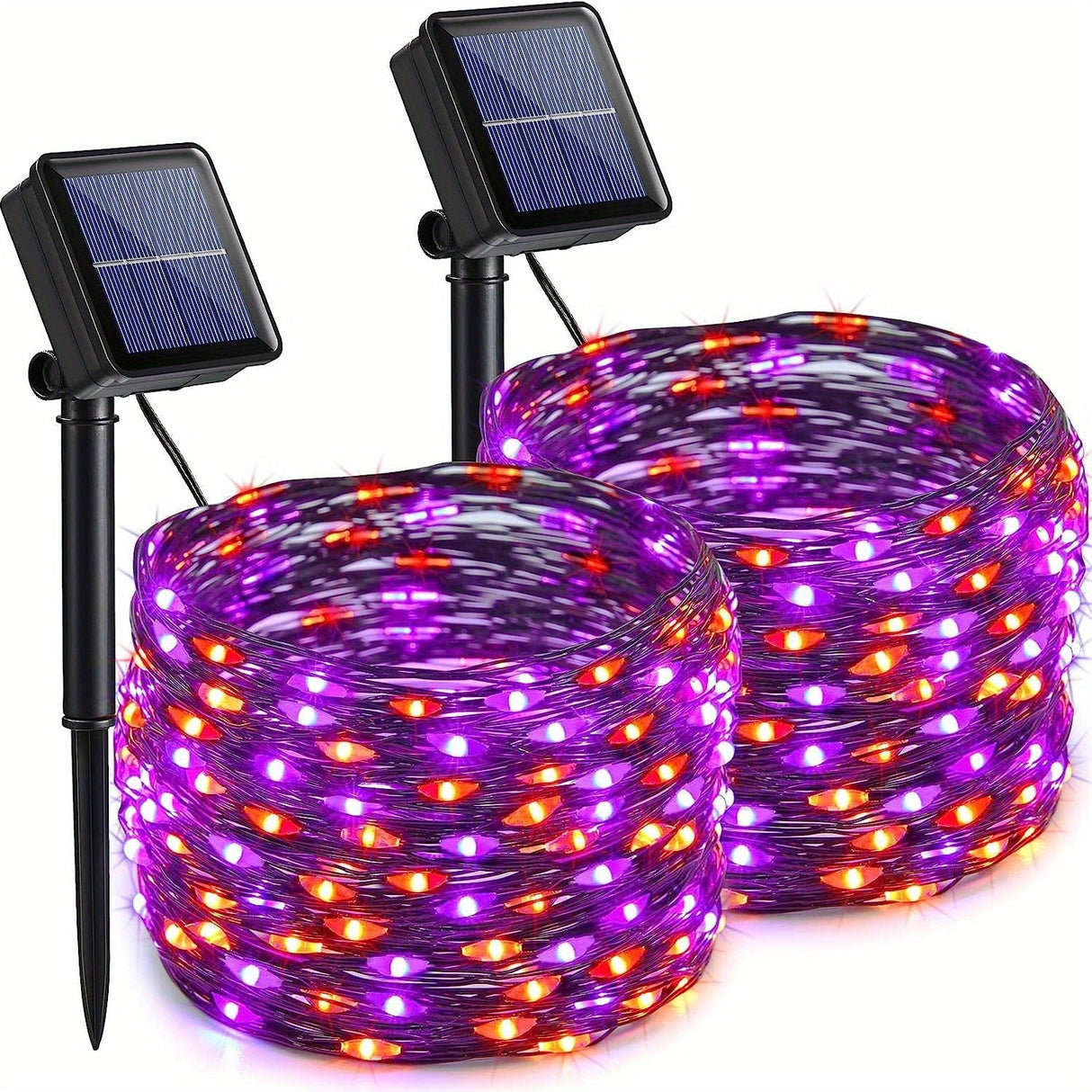 Utomhus Solenergi Drivna Röda Ängel Ljus Carvallo