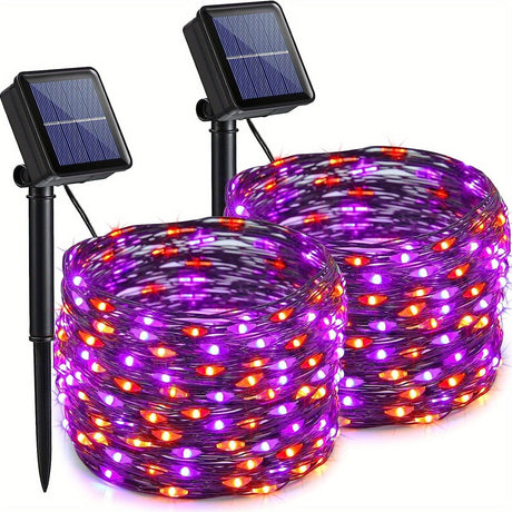 Utomhus Solenergi Drivna Röda Ängel Ljus Carvallo