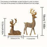 Carvallo - Charmig Rensdyr Duo för Vinter Underland Vibes Carvallo