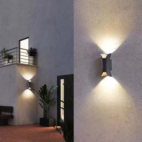 Utomhus LED Vägglampa Aluminium Vattentålig Carvallo
