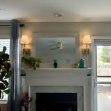 AuraShade Light - Uppladdningsbar Ameran LED-vägglampa Carvallo