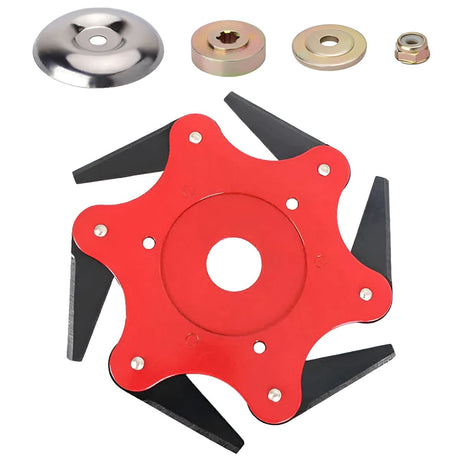 Grästrimmerhuvud med 6 blad – Robust stål för effektiv klippning Carvallo