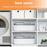 Stor tvättmedelsbehållare med skjutbart lock – Stor förvaringsbehållare för pulver och kapslar MILA Sverige