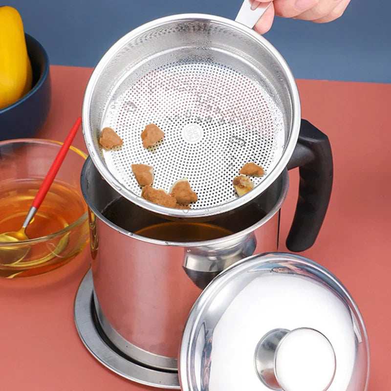 PurePour Oljesil – Enkelt och säkert filtrering av olja för hälsosammare matlagning Carvallo