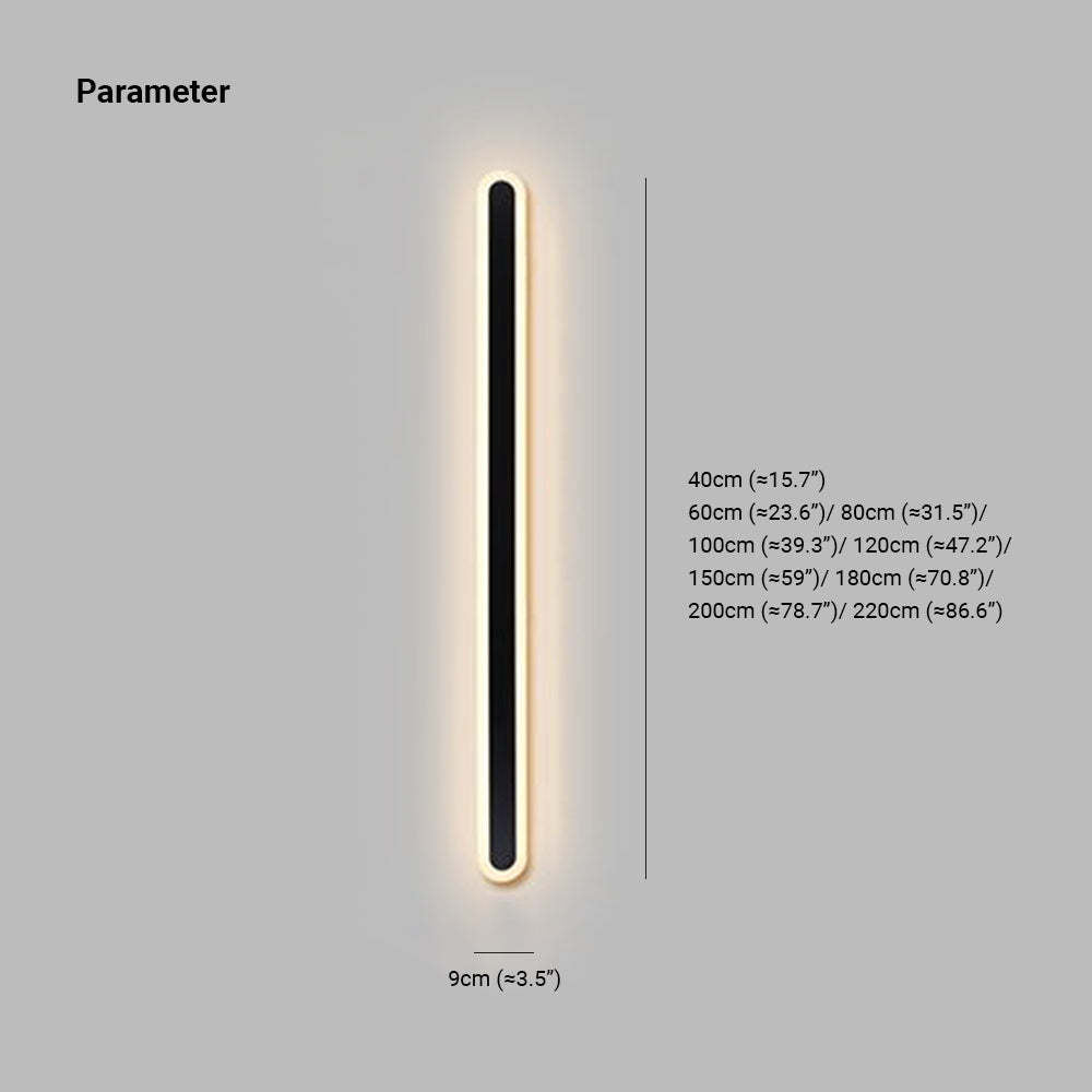 Utomhusvägglampa Modern Svart Vattentät Lampa Carvallo