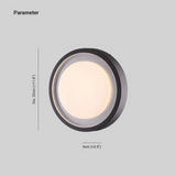 Hållbar Utomhusvägglampa Carvallo