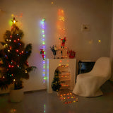 Julbelysning Klättrande Santa Stege Display Carvallo