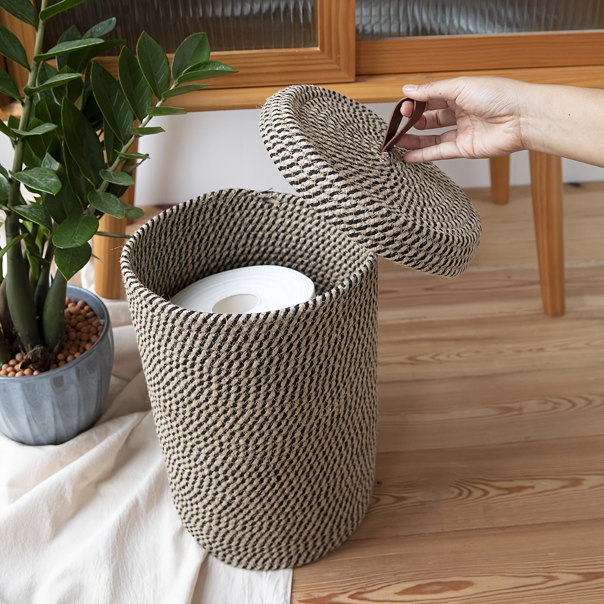 Bohemiskt Förvaringskorg - För ett Stilig Badrum Carvallo