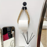 Hemp Rep Snöre Toalettpappershållare - För Stiliga Badrum Carvallo