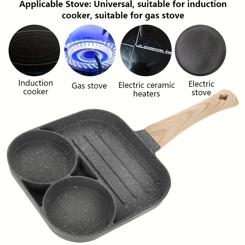 3 i 1 Non Stick Stekpanna - Allt i En Panna Carvallo