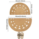 Boho handvävd badmatta – Perfekt för ditt badrum eller entré Carvallo