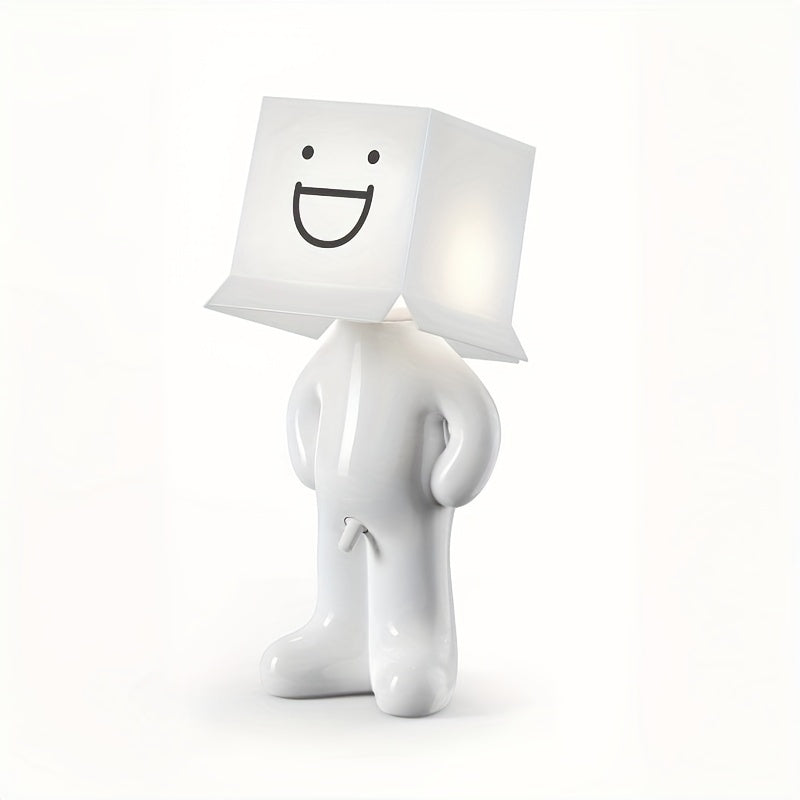 CartoonGlow - USB-driven tecknad bordslampa med LED-ljus och tryckknappskontroll Carvallo