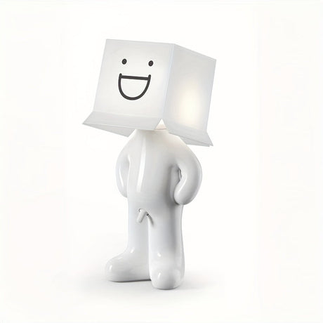 CartoonGlow - USB-driven tecknad bordslampa med LED-ljus och tryckknappskontroll Carvallo