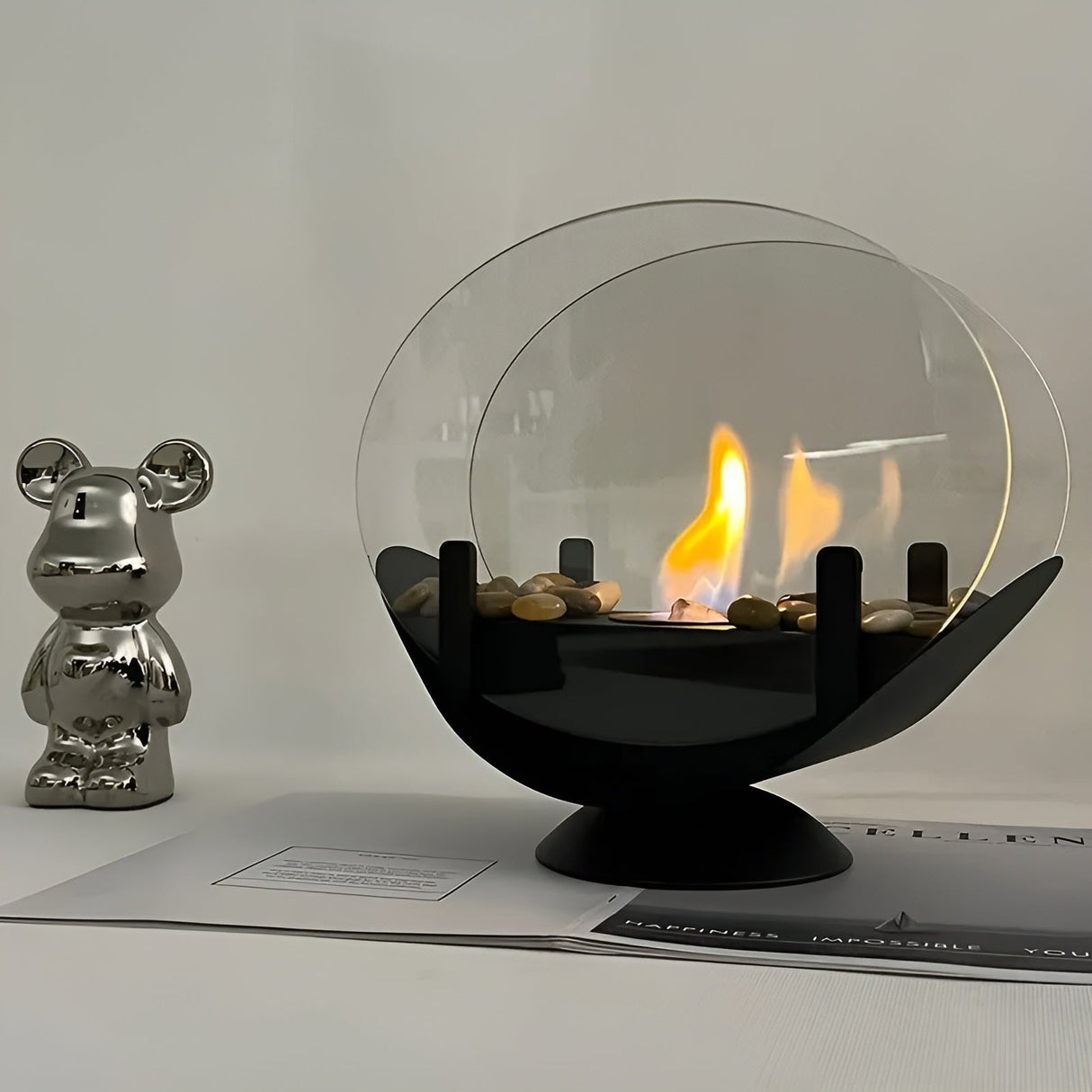 Bordspis i metall - Vintage design för inomhus och utomhus | Alkoholdriven Carvallo