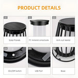 EmberGlow Light - Metall USB Uppladdningsbar Solflammslampa Carvallo