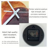 CosmicLight - Tyst Rund Väckarklocka med Planetdesign Carvallo