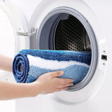 Geometrisk Badrumsmatta – Absorberande och Mjuk med Rutschfri Baksida Carvallo