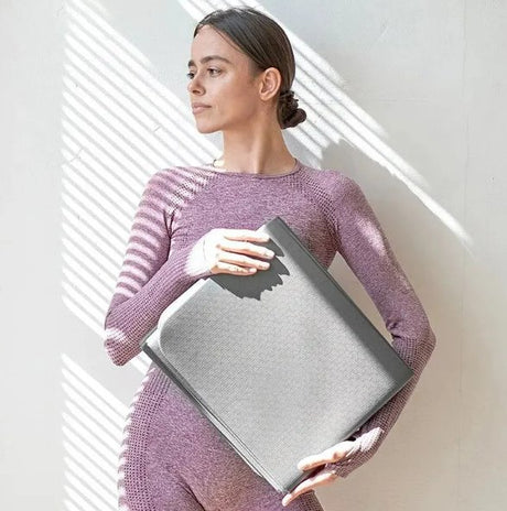 Extra tjock vikbar yogadyna – vadderat stöd MILA Sverige