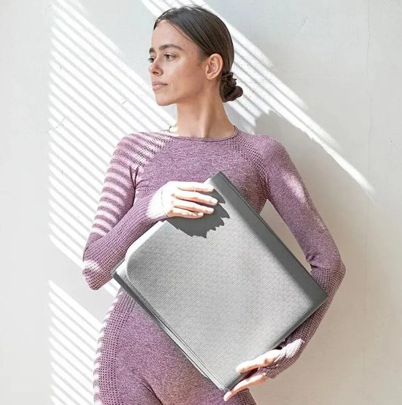 Extra tjock vikbar yogadyna – vadderat stöd MILA Sverige